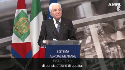 Mattarella: "Il lavoro non e' una merce"