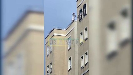 Karaköprü'de bir kadın intihara kalkıştı: İşte o anlar