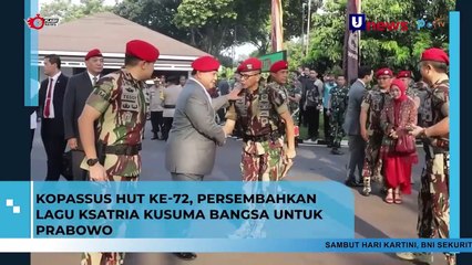 PRABOWO SUBIANTO HADIRI HUT KE 72 KOPASSUSS