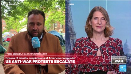 Columbia suspends students after call to end Gaza camp unheeded