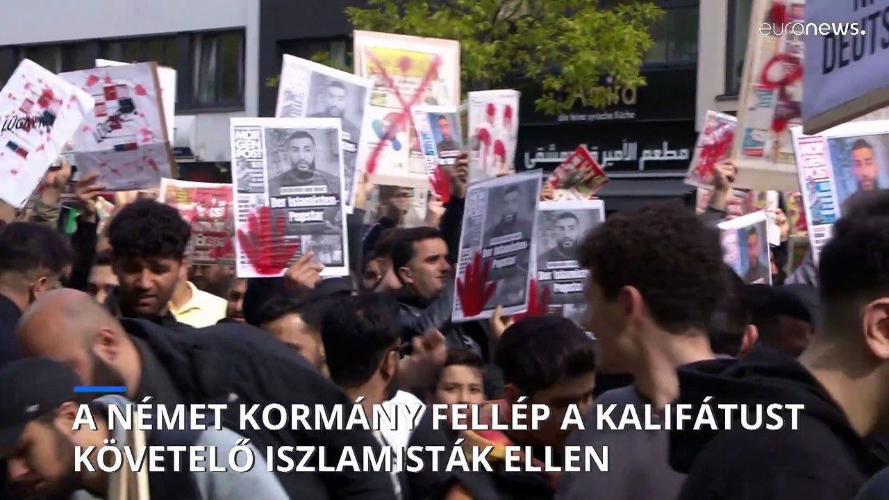 Kemény fellépést ígért a német kormány a kalifátust követelő iszlamistákkal szemben