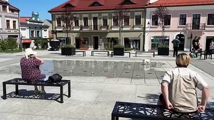 Bochnia - tężnia i fontanna multimedialna już działają