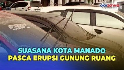 Скачать видео: Kota Manado Masih Diguyur Hujan Abu Vulkanik Erupsi Gunung Ruang