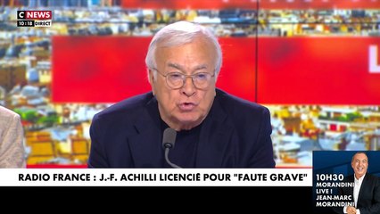 "C'est une honte pour notre métier !" : Pascal Praud s'en prend à Radio France après le licenciement de Jean-François Achilli