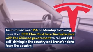 Jim Cramer Says Tesla Stock Will 'Keep Running Until All Shorts Are Crushed,' Praises Elon Musk's China FSD Deal As 'Perfect Example Of Redefining Narrative'
