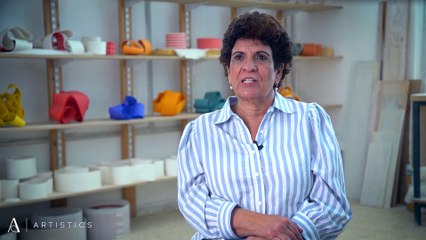 Ribbon-like Sculptures in Paper Porcelain I In the Studio with Ceramic Artist Simcha Even-Chen