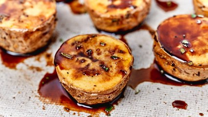 How to Make Balsamic-Rosemary Butter Melting Potatoes
