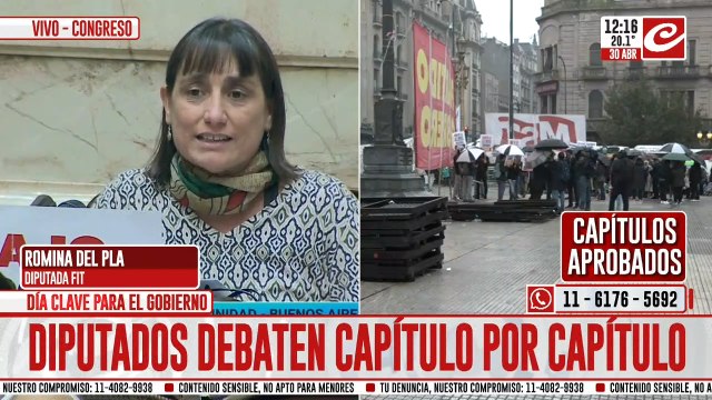 Romina Del Pla: Esta ley es un festival de extensiones impositivas para las patronales