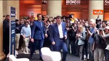 Salvini e Vannacci arrivano alla presentazione del libro 