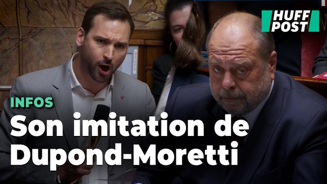 Éric Dupond-Moretti n’a pas (du tout) apprécié cette imitation d’Ugo Bernalicis