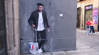 Le clin d'œil d'un artiste à Mbappé dans les rues de Madrid