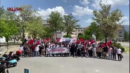 Muğla'da öğrenciler Filistin için ayaklandı! "Türk gençliği Filistin'in yanında"