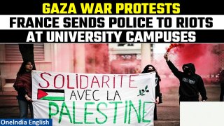 Pro-Palestine Protests: France deploys riot police, cuts funding to quell campus protests| Oneindia
