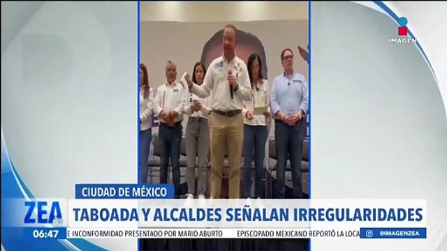 Santiago Taboada y candidatos exigen a Martí Batres que saque las manos de la elección