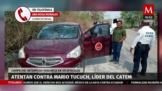 Atacan a Mario Turuch, líder del CATEM en Campeche