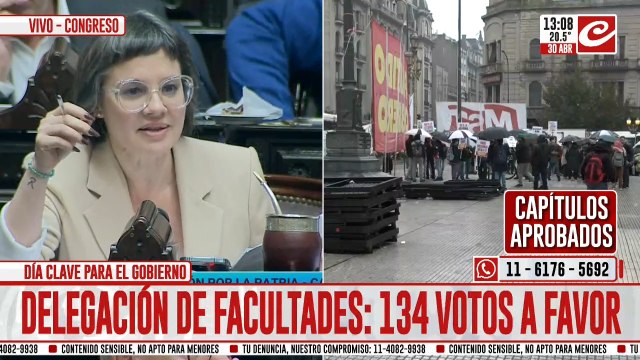 Gisela Marziotta: La más perjudicadas por la aprobación de la Ley Bases somos las mujeres