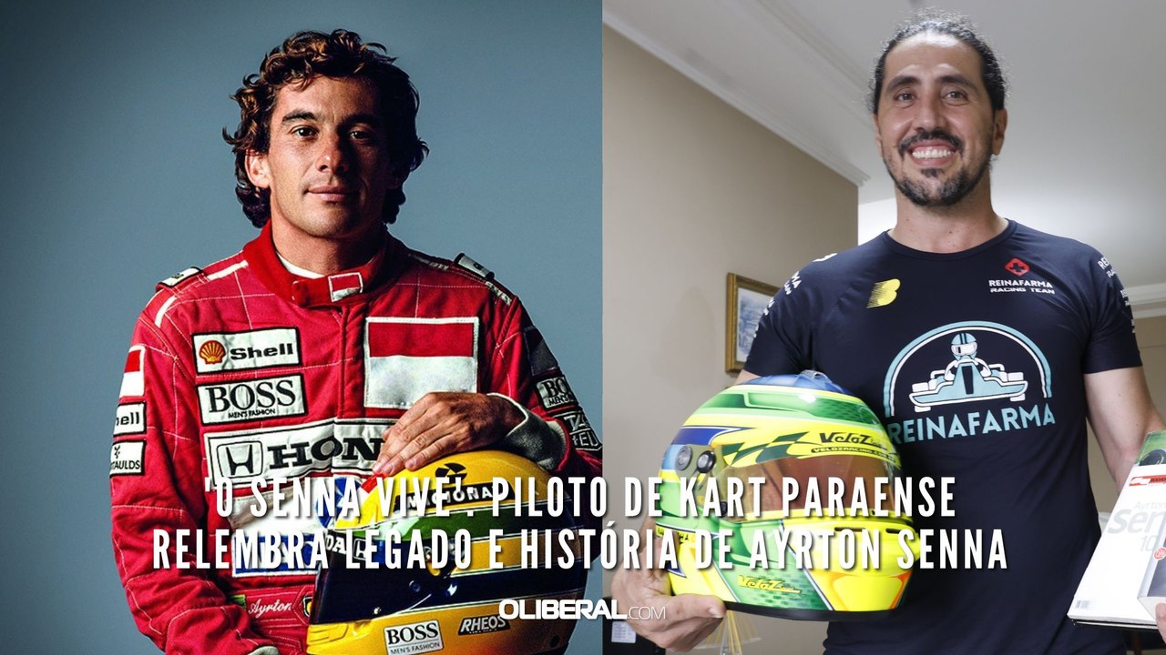 'O Senna vive' piloto de kart paraense relembra legado e história de Ayrton Senna
