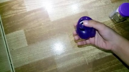 Popping nano tape bubble with slime for 10sec