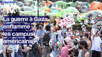 La guerre à Gaza enflamme les campus américains