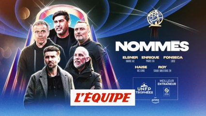 Les nommés pour le meilleur entraîneur de L1 - Foot - Trophées UNFP