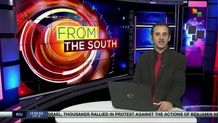 Demonstrators protest against Netanyahu's aggressive policies