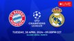 Diffusion en direct du match Bayern Munich contre Real Madrid