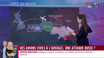 Des avions civils à l'aveugle, une attaque Russe? - Laura Pouget sur LCI (30/04/2024)