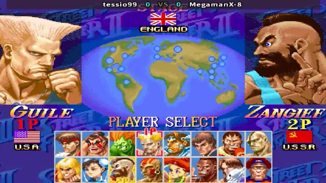 Super Street Fighter II X - tessio99 vs MegamanX-8