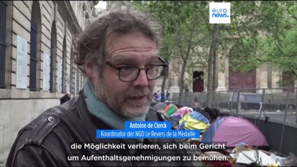 Paris "verschönern" vor Olympia 2024: Polizei räumt Flüchtlingslager