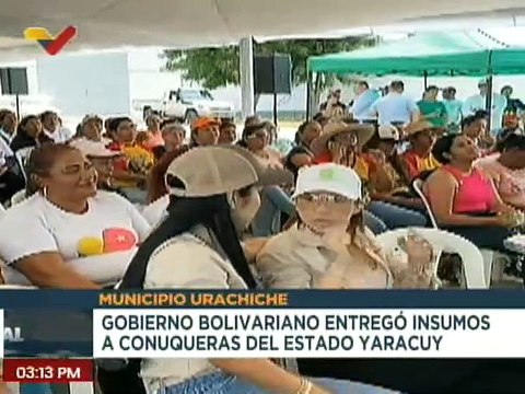 Plan PIRA beneficia con la entrega de insumos agrícolas a féminas conuqueras del edo. Yaracuy