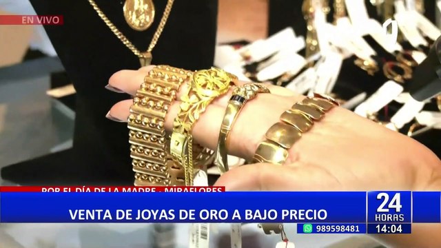 Miraflores: joyas de oro a precios accesibles por el Día de la Madre