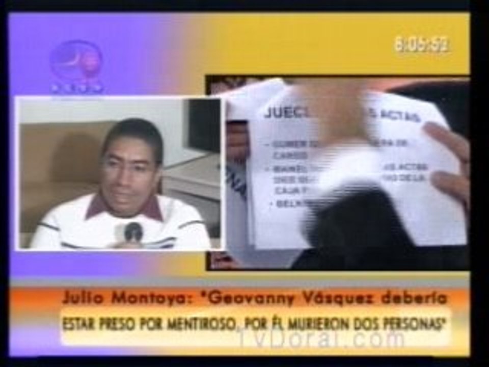 Miguel Angel y el testigo