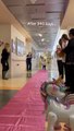 Menina de 4 anos toca sino no final do tratamento contra cancro