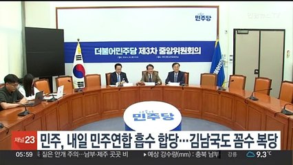 민주, 내일 민주연합 흡수 합당…김남국도 '꼼수' 복당