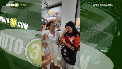 Sara, la bebé más chiquita atendida en el Hospital Manuel Uribe Ángel, fue dada de alta