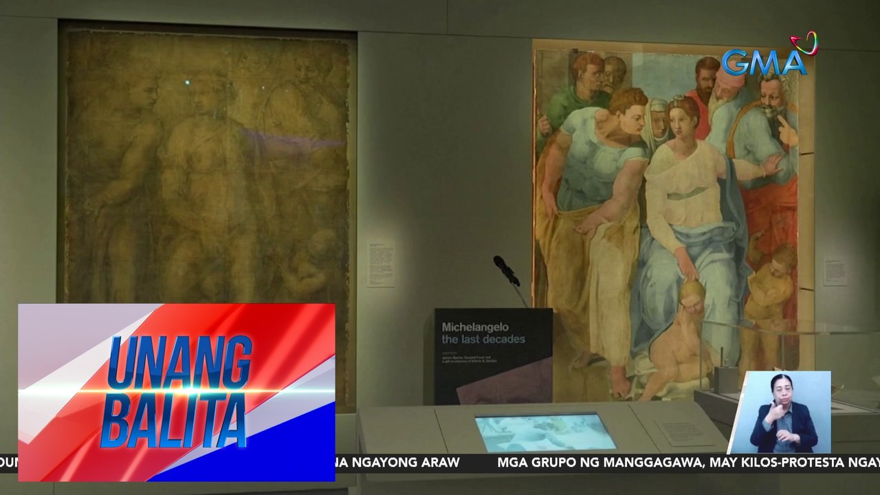 Mga obra ng great renaissance artist na si Michelangelo, tampok sa isang exhibit sa London Museum | UB