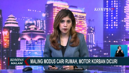 Begini Modus Cari Rumah yang Dilancarkan Pelaku Pencurian Motor di Sunter
