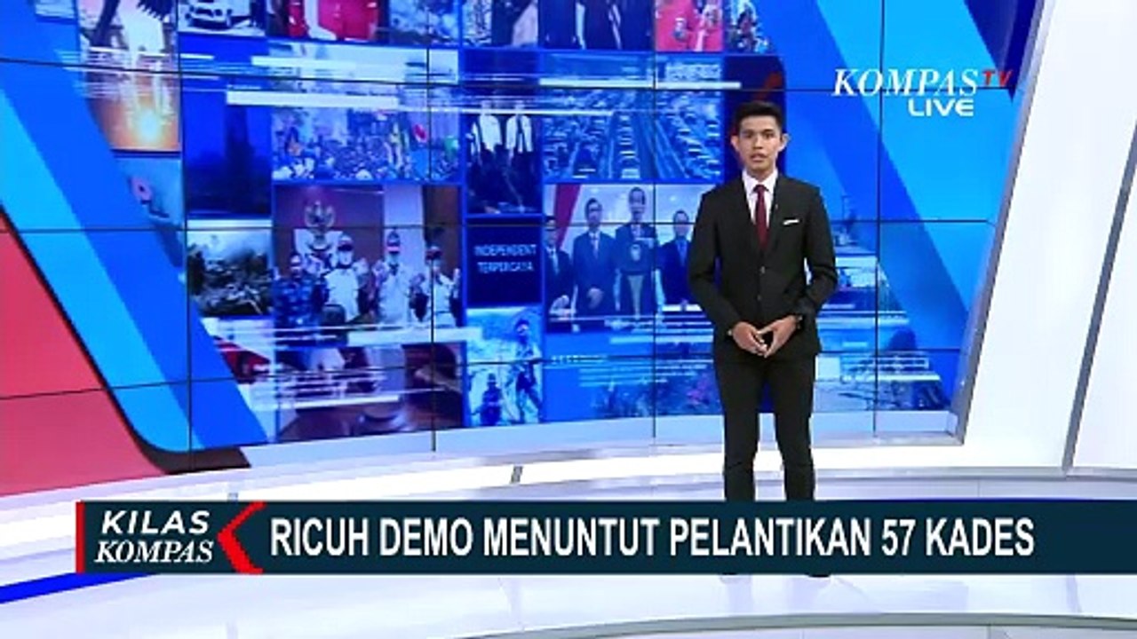 Demo Massa Tuntut Pelantikan 57 Kades di Banjarnegara Berakhir Ricuh