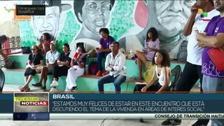 En Brasil, líderes conversaron situación habitacional en Pernambuco