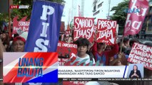 Libo-libong manggagawa, nagtitipon-tipon ngayong Labor Day para ipanawagan ang taas-sahod | UB