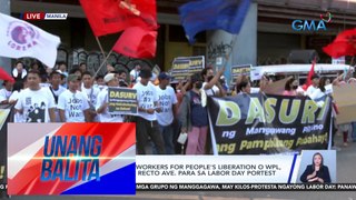 Mga miyembro ng Workers for People's Liberation o WPL, nagtipon-tipon sa Recto Ave. para sa Labor Day protest | UB