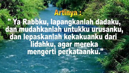 Doa Nabi Musa AS /Doa Mustajab Mohon Dimudahkan Segala Urusannya Oleh Allah SWT