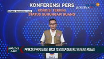 Pemkab Sitaro Perpanjang Masa Tanggap Darurat Erupsi Gunung Ruang