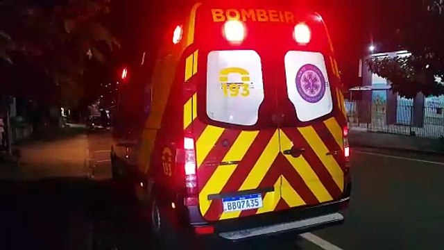 Acidente na Rua Xavantes deixa motociclista ferido