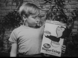 1950s Sugar Crisp  TV commercial - saving a girl from a gorilla