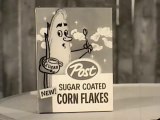 1950s Post Sugar coated corn flakes TV commercial