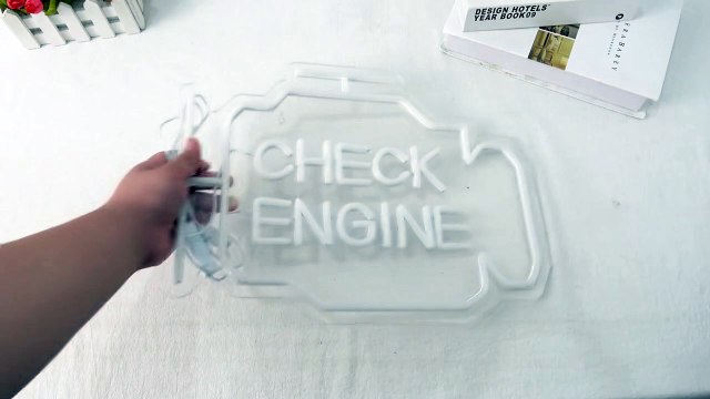 Top On Sale Product Recommendations!;Check Engine Neon Sign Led Light Auto Room Garage Repair Shop Wall Decor Bar Party Club Luminous Atmosphere Lamp