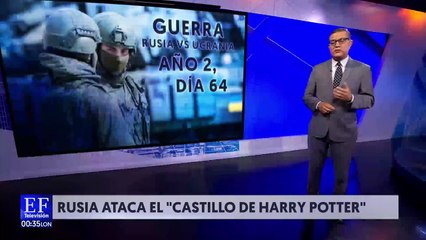 "Castillo de Harry Potter" arde en llamas por ataque ruso