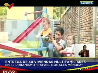 Táchira | GMVV entrega 40 viviendas multifamiliares en el Urbanismo "Rafael Nogales Méndez"
