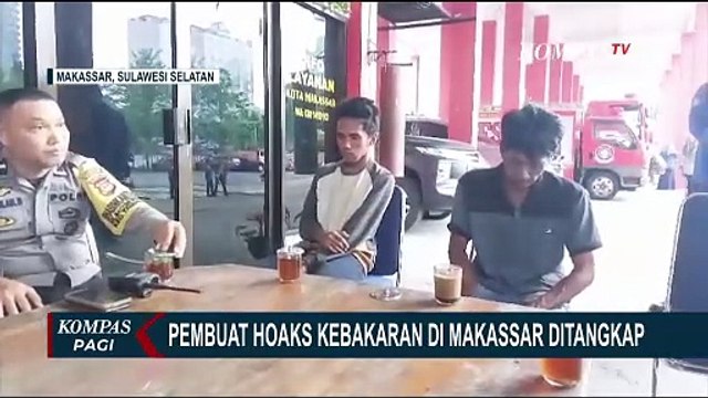 Pembuat Hoaks Kebakaran di Makassar Ditangkap Polisi